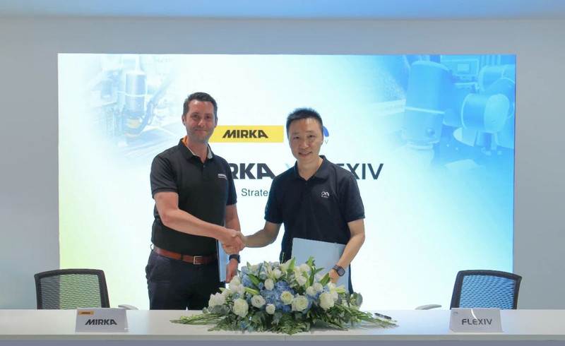 非夕科技与MIRKA磨卡签署战略合作协议，共同打造打磨领域创新应用生态